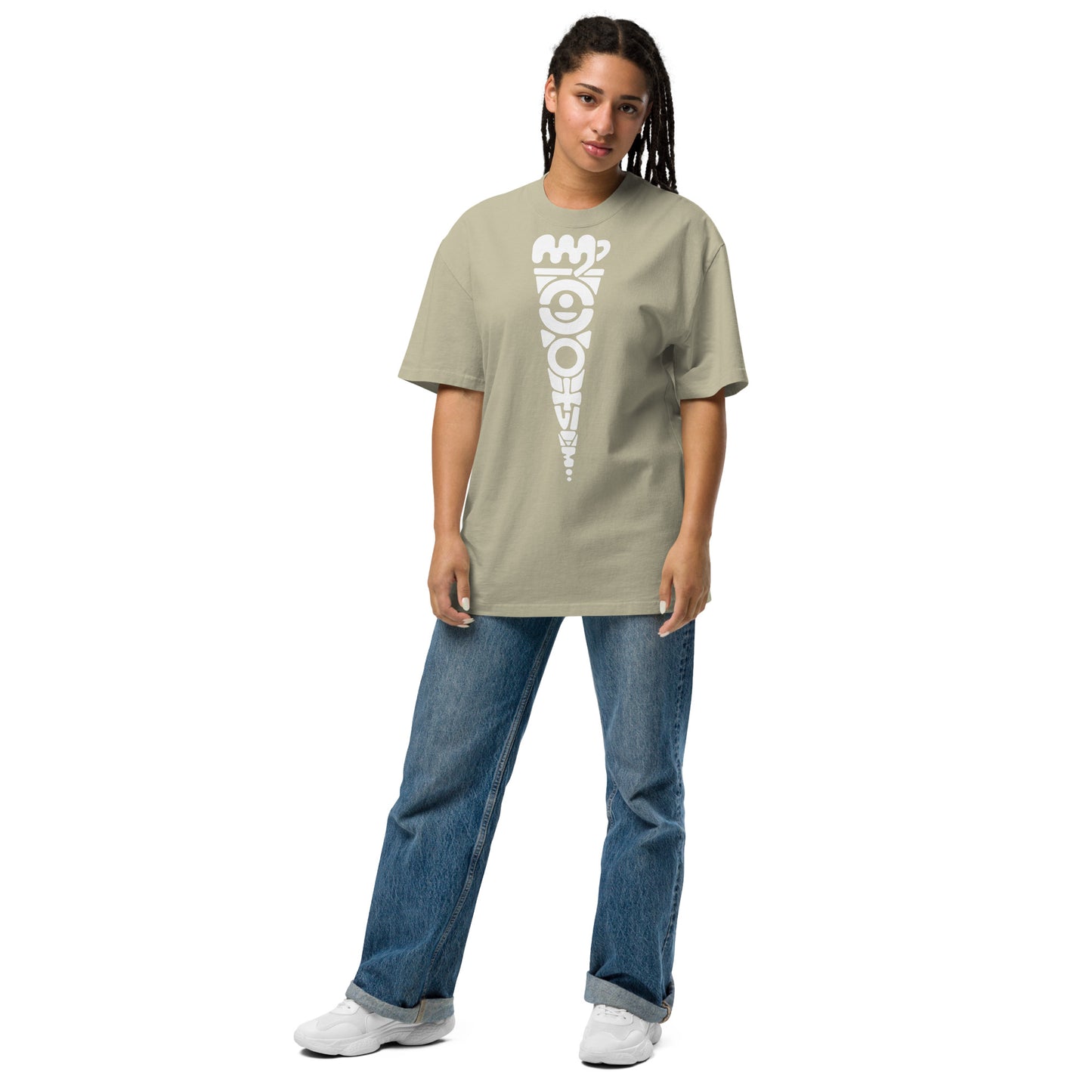 Camiseta de gran tamaño descolgado Virgo