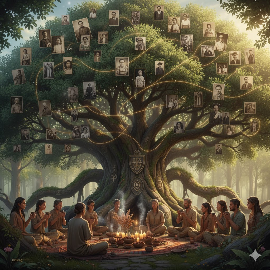 TALLER DE EvolucionArte : HAGAMOS NUESTRO ÁRBOL GENEOLOGICO PARA SANAR