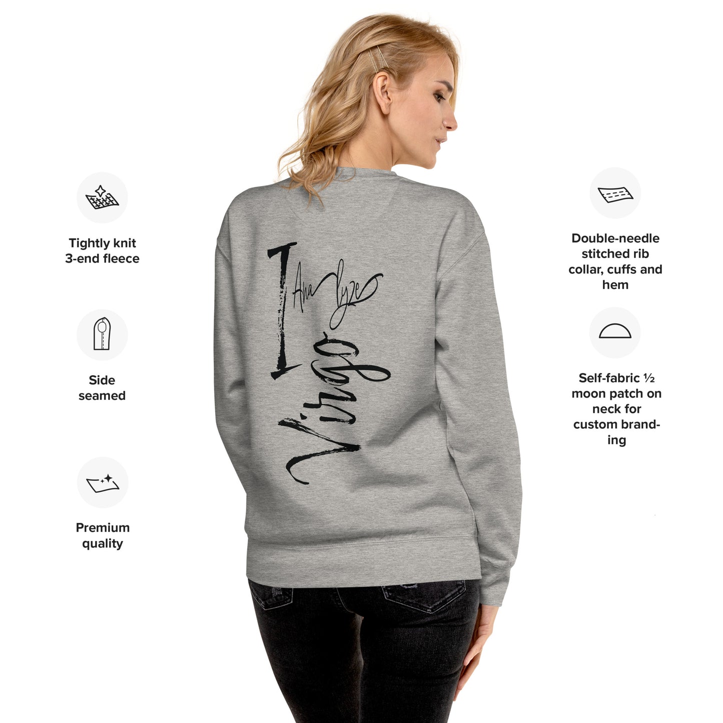 Virgo I Analize Unisex Premium Sweatshirt