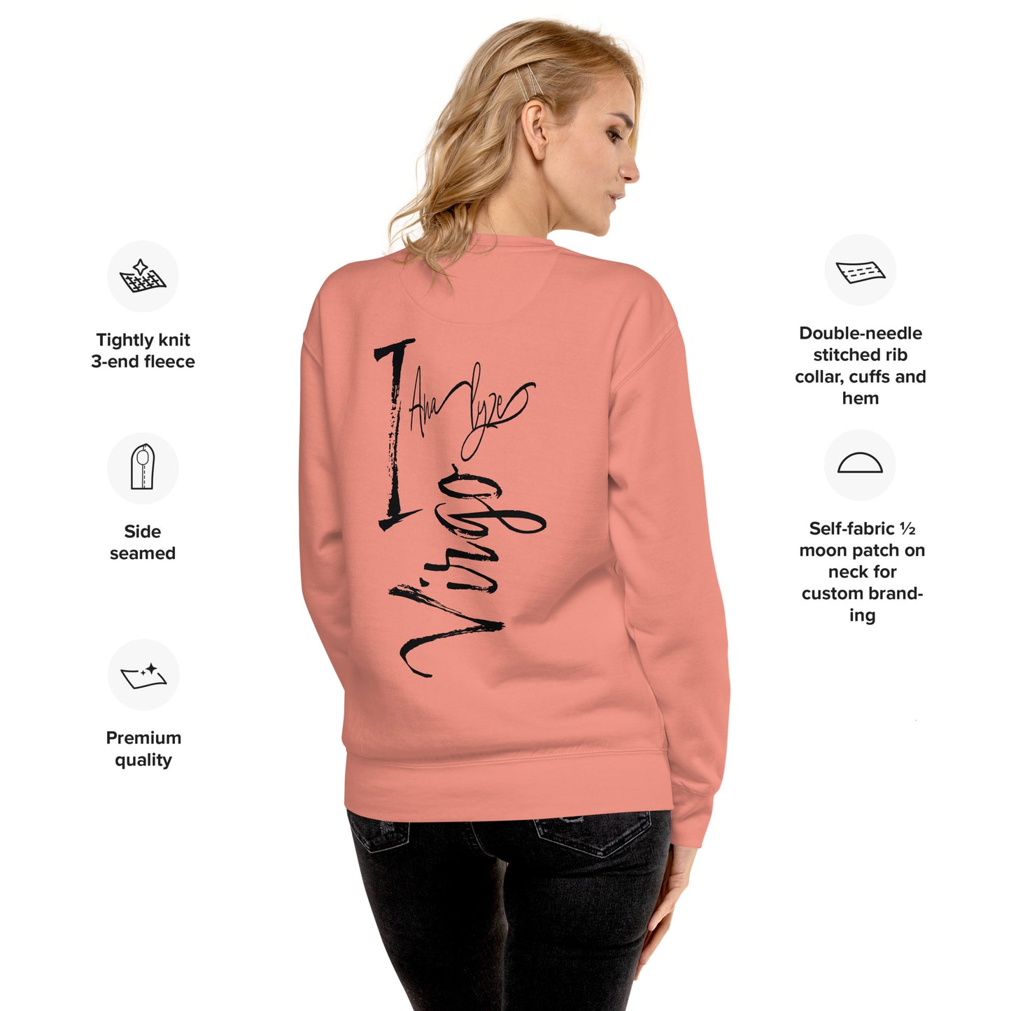 Virgo I Analize Unisex Premium Sweatshirt